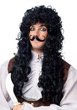 Captain Hook with Moustache Wig