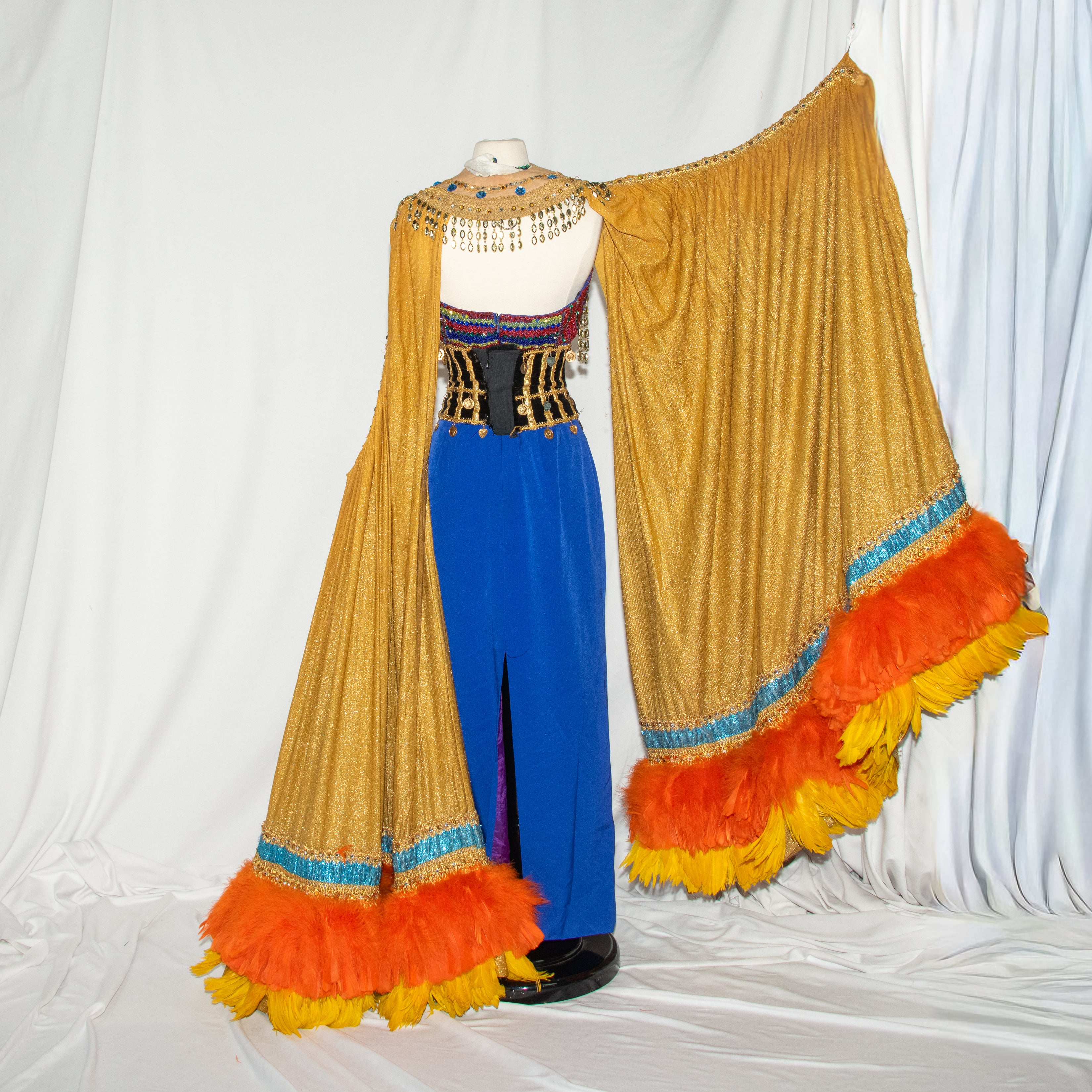 Queen of the Nile Egyptian Fantasy Costume Cape