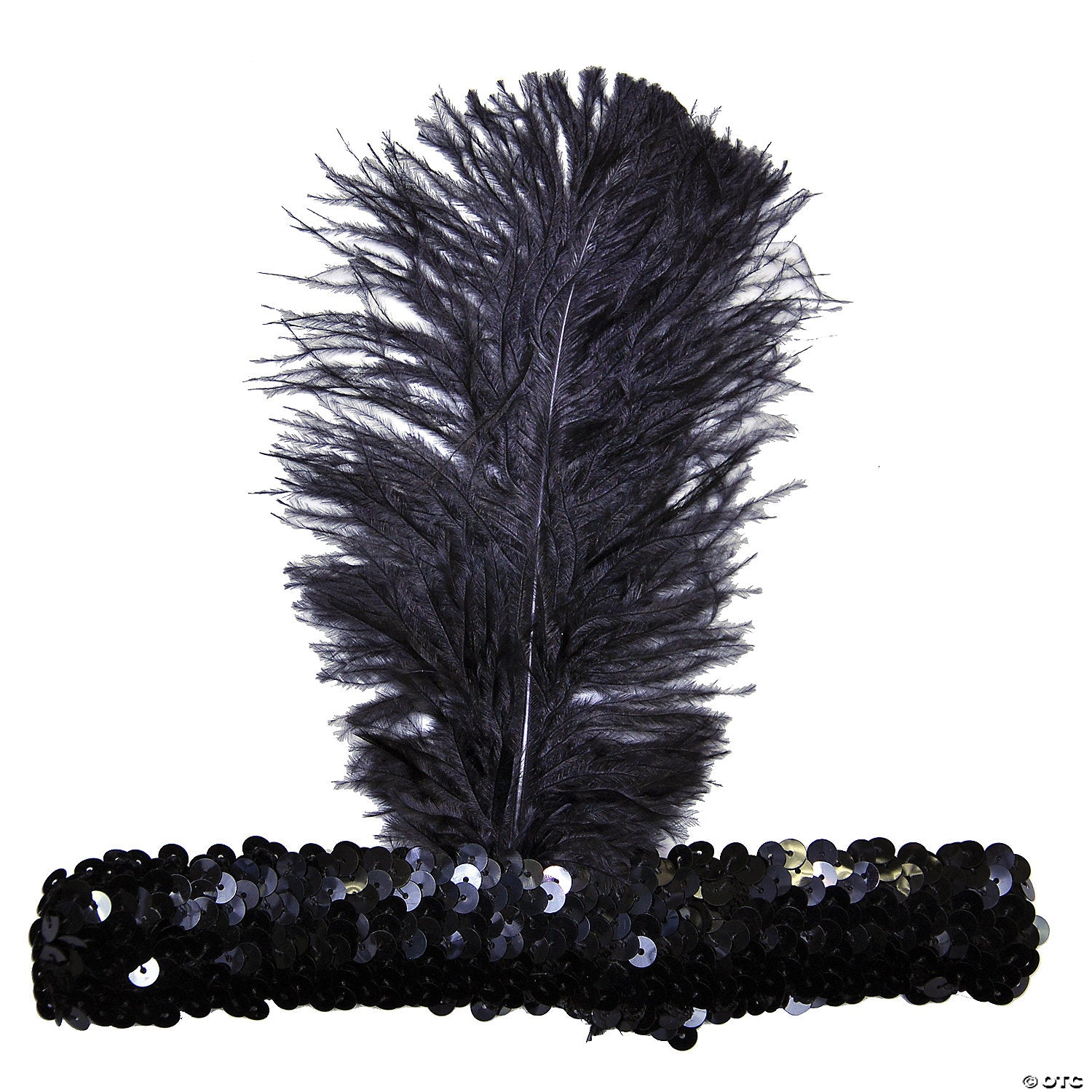 20's Flapper Headband - Black