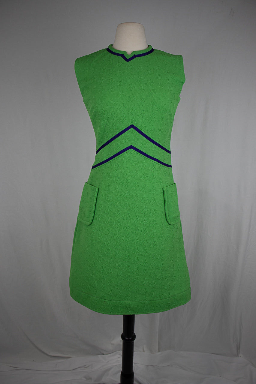 green emerald velvet dress Cassie Neon Mini Dress main image 1