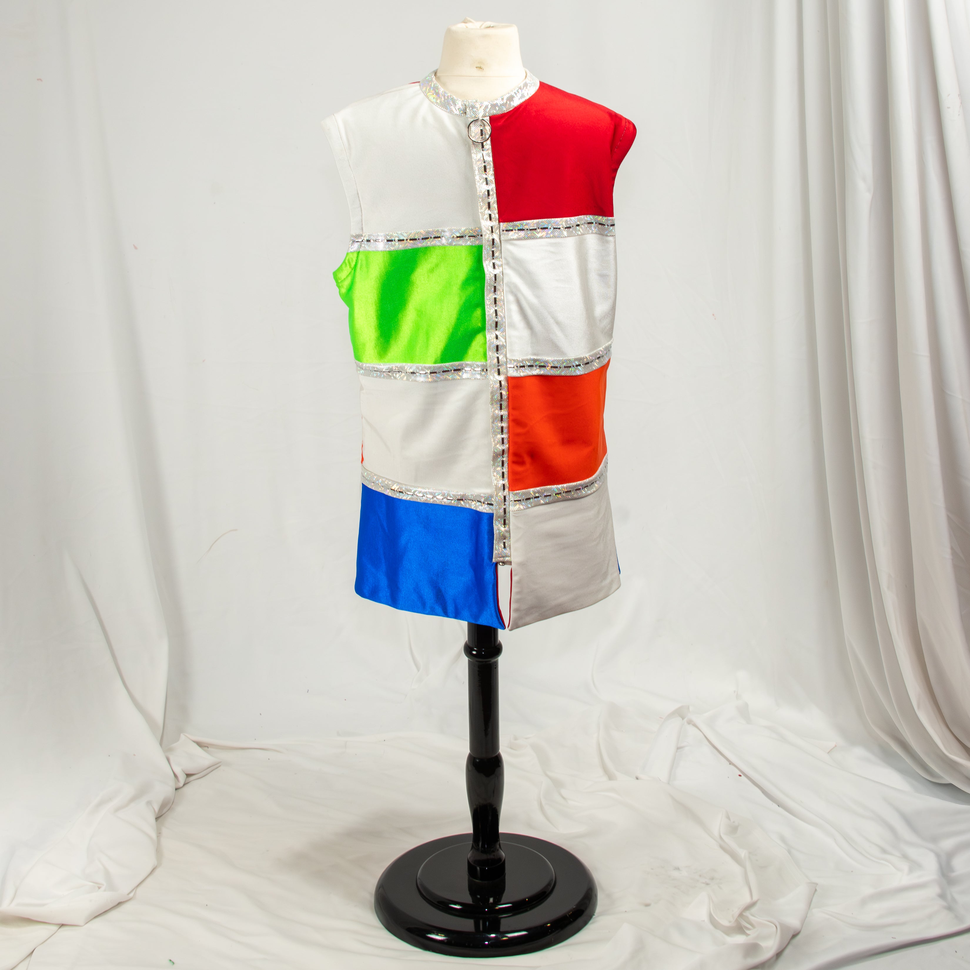 Mod Girl Colorblock Dress with Hat