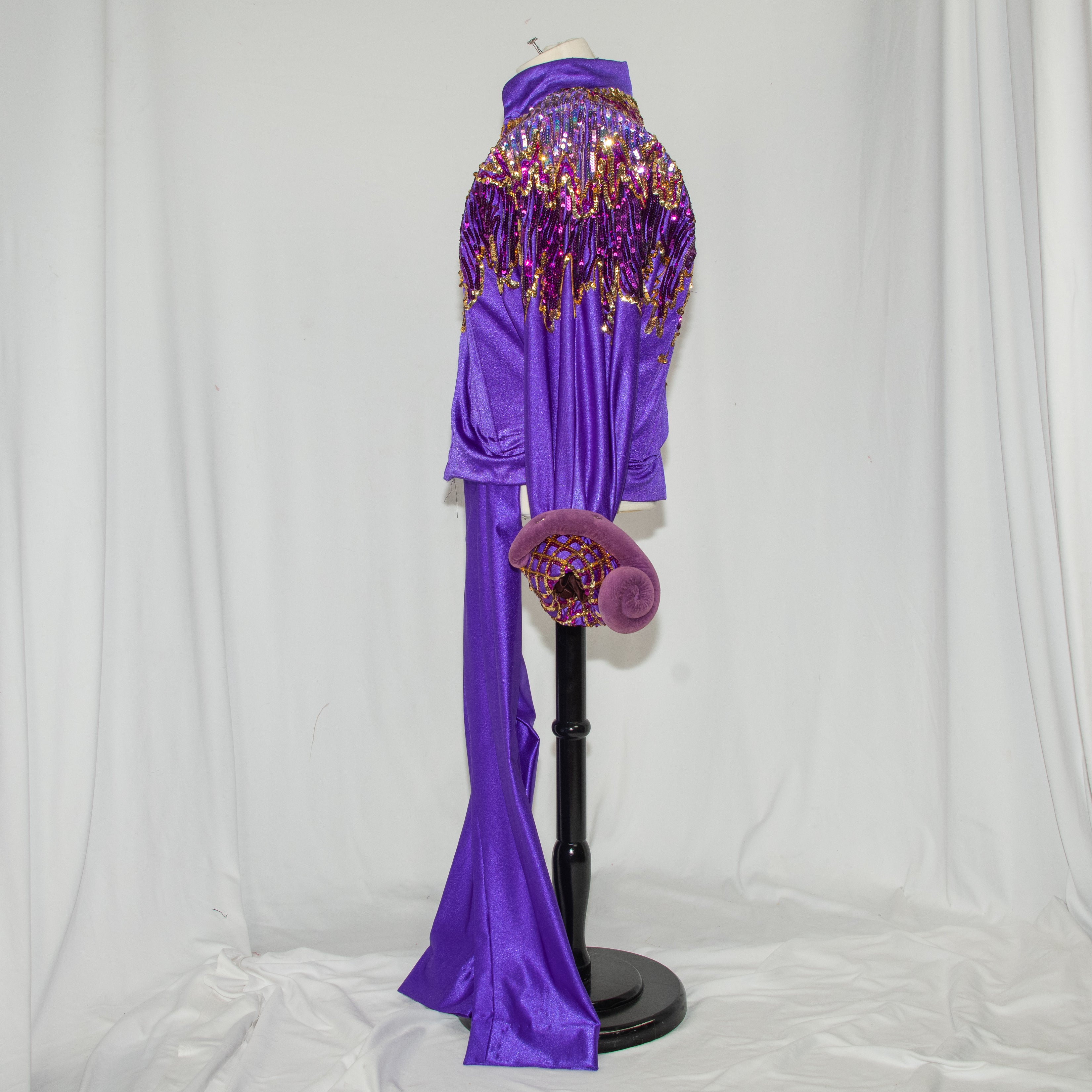 Purple Reign Sequin Jumpsuit