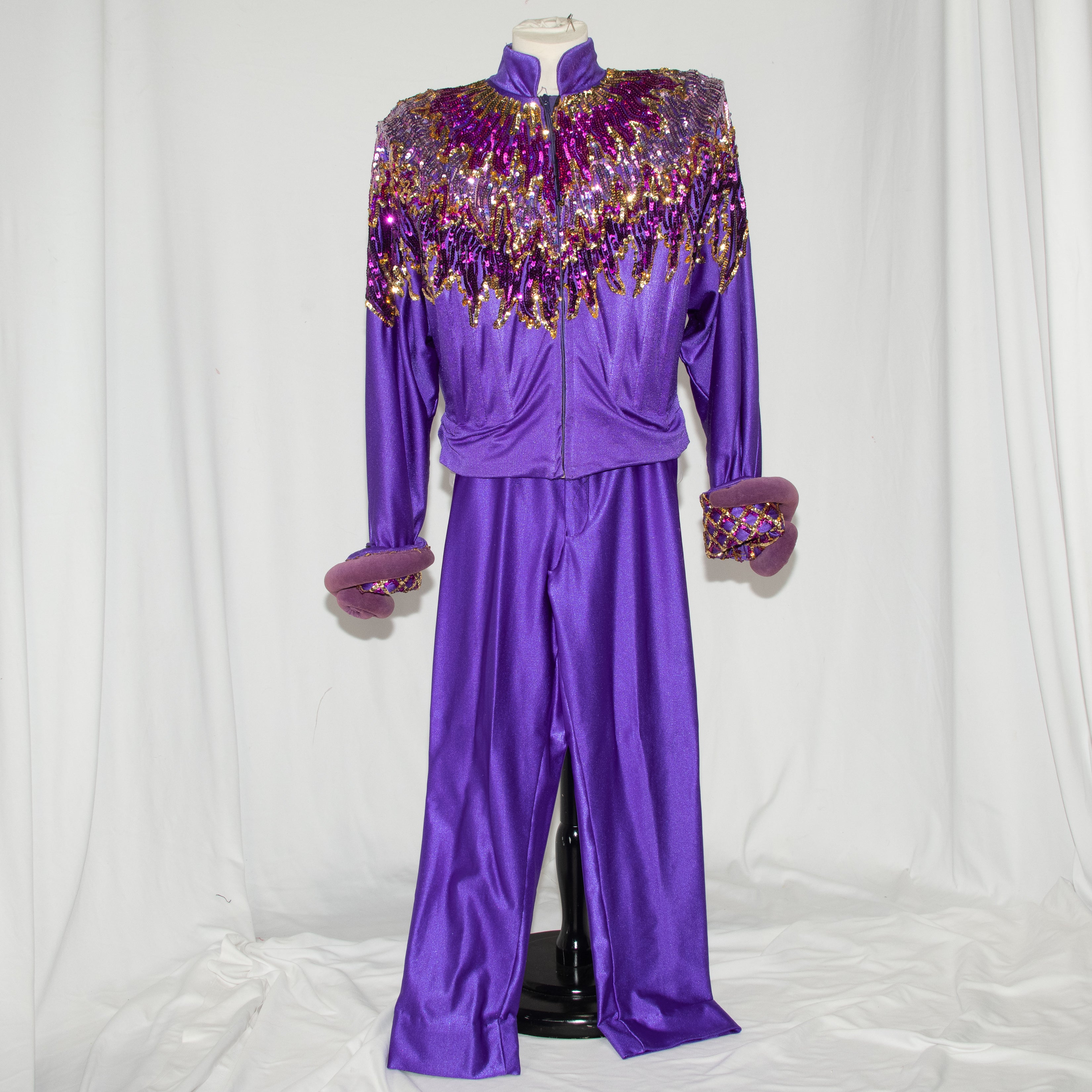 Purple Reign Sequin Jumpsuit