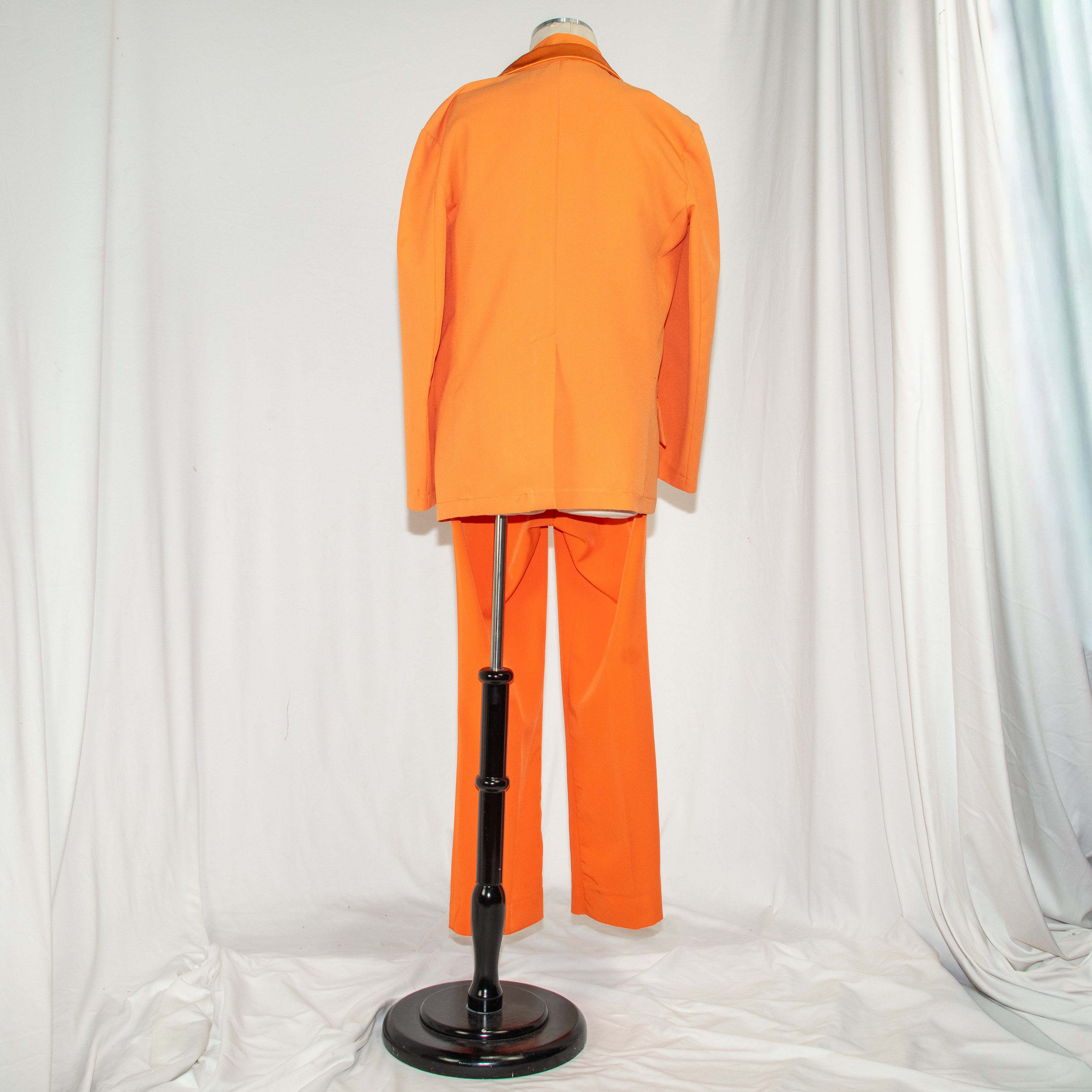 Retro Orange Ruffle Tux 3-Piece Set