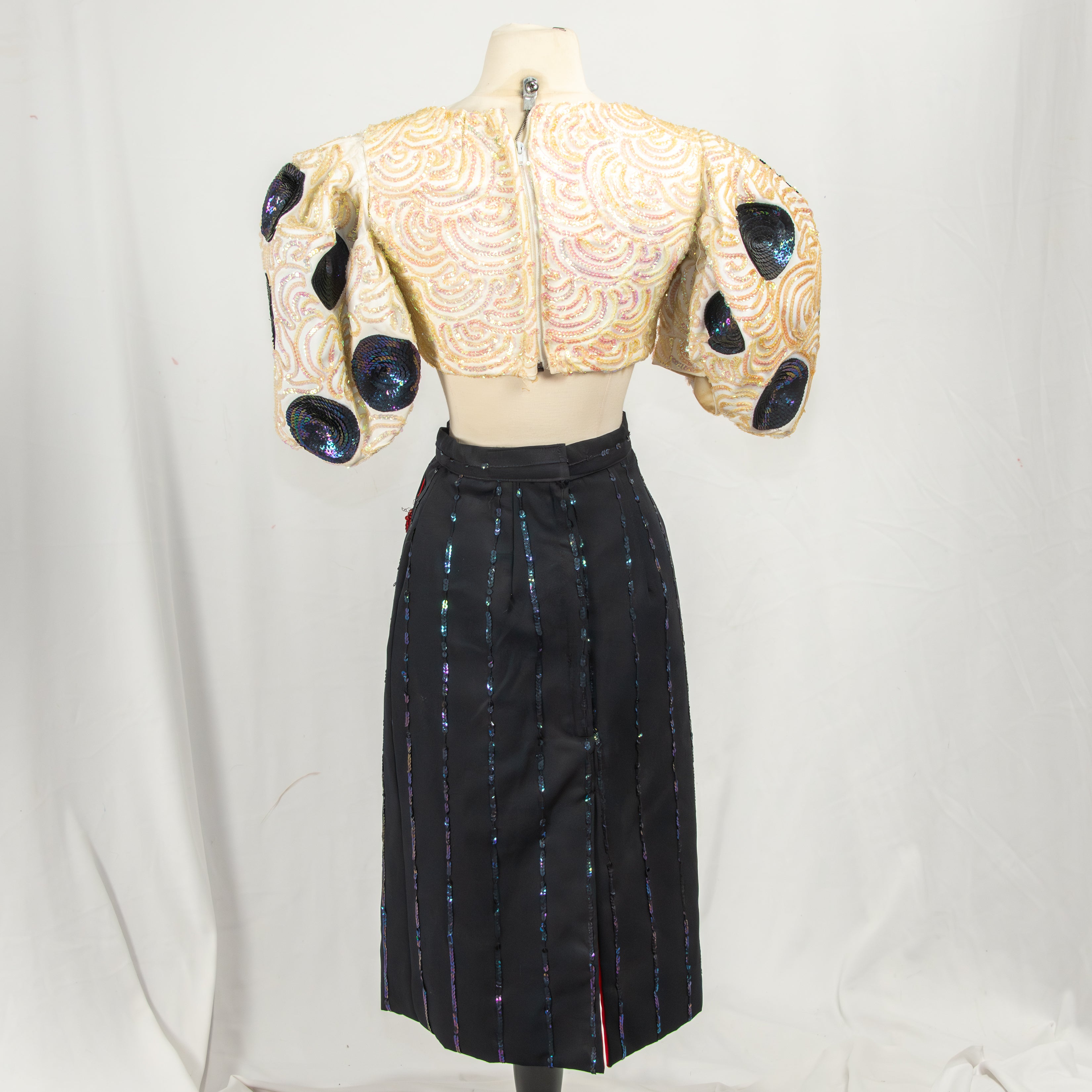 Working Girl Power Blouse and Skirt Set