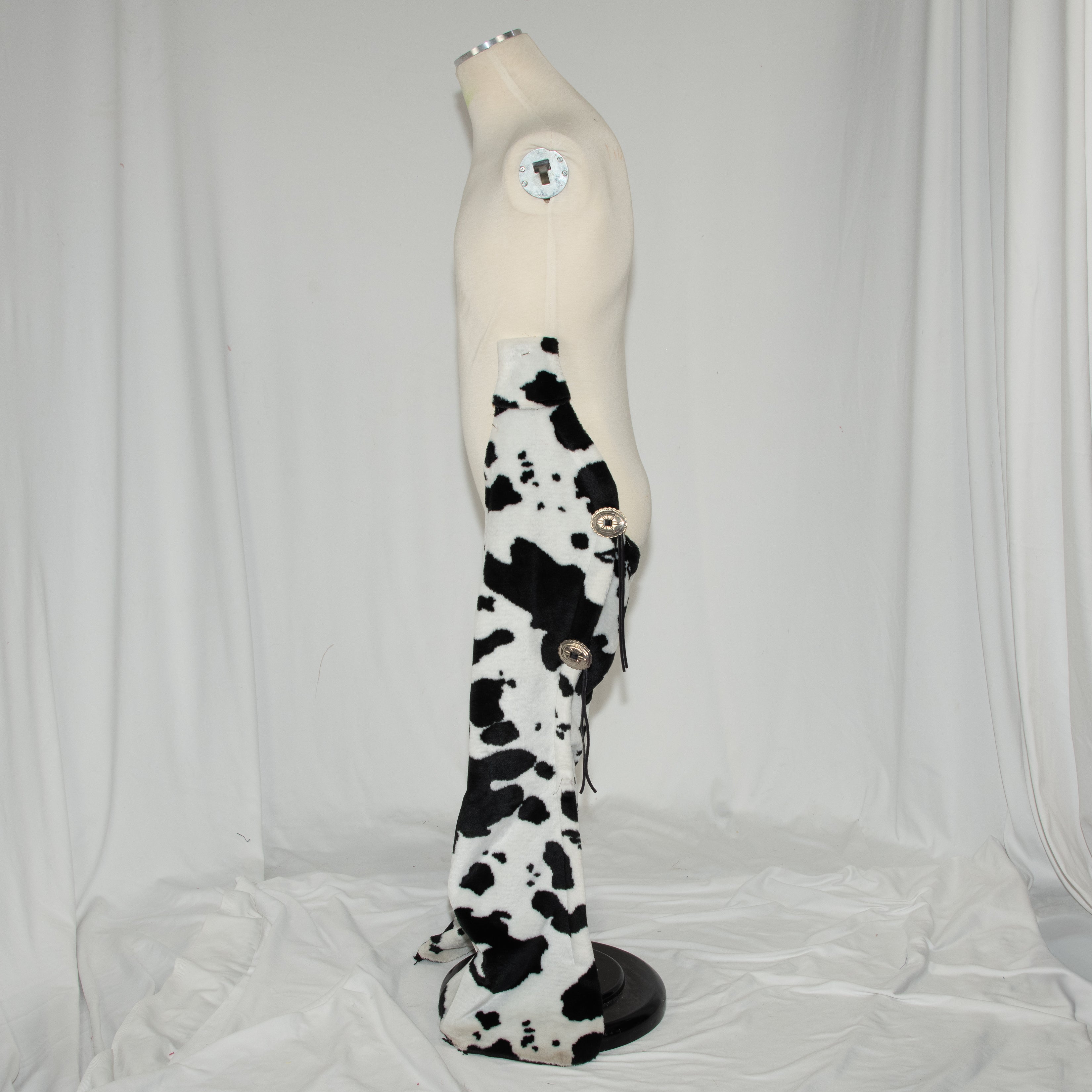 Faux Cowhide Cowboy Chaps - Western Rodeo