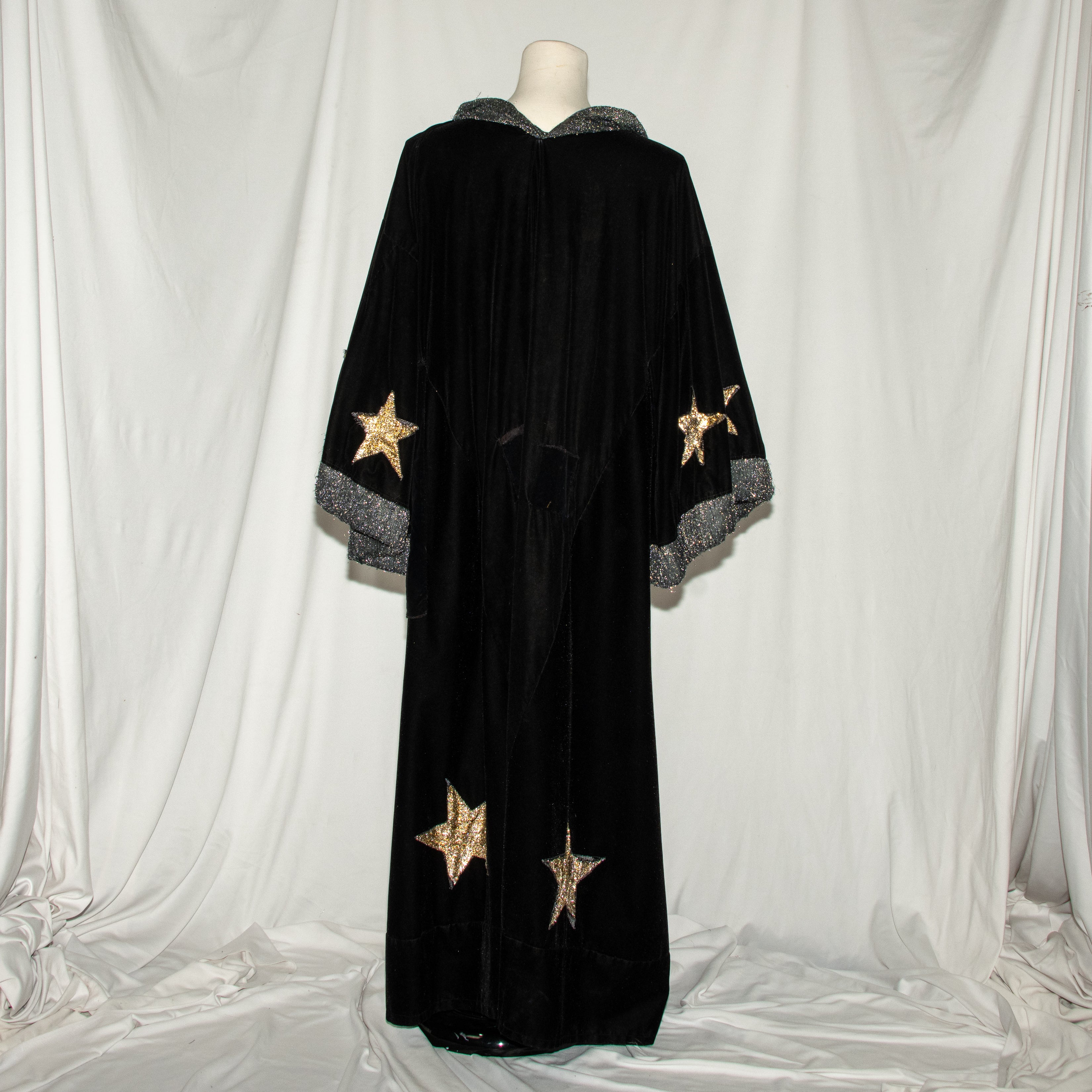 Wizard Robe with Gold Stars