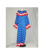 Patriotic Stars & Stripes Clown Jumpsuit