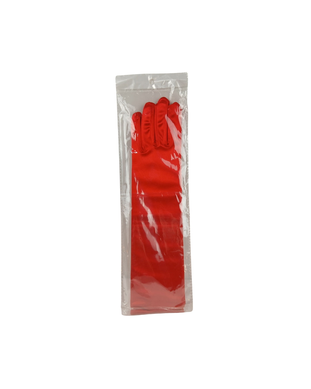 Red Satin Opera Gloves – Extra Long Formal Costume Gloves