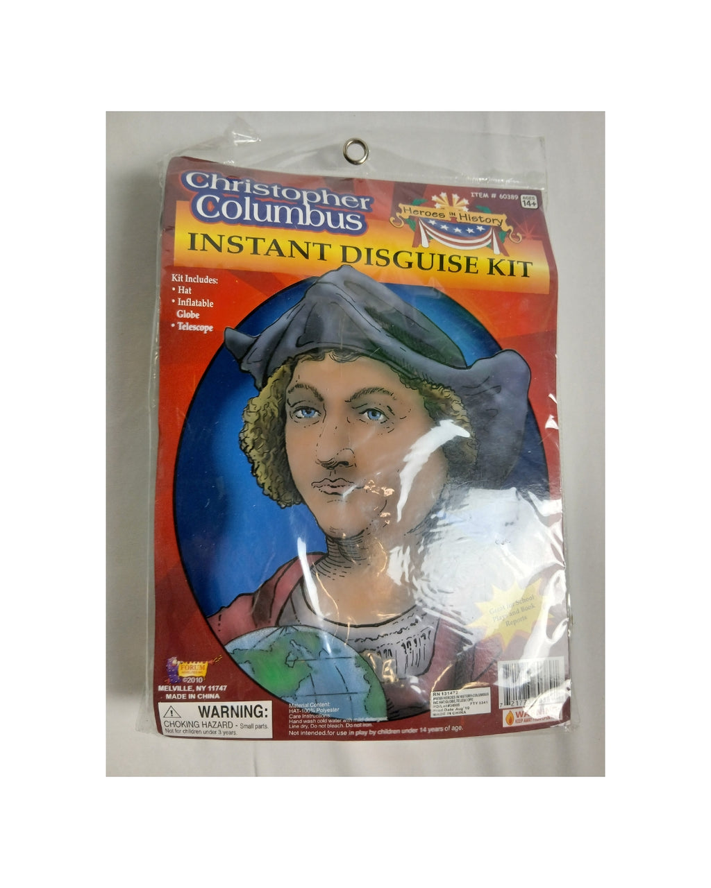 Christopher Columbus Instant Disguise Kit by Heroes in History