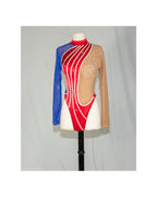 Patriotic Rhinestone Performance Leotard