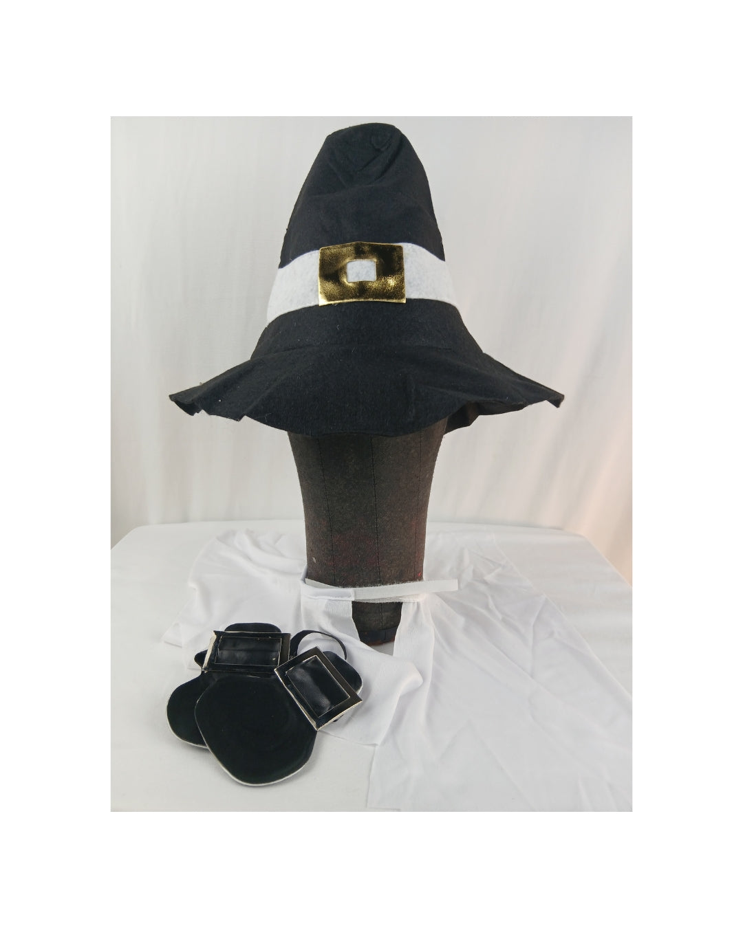 Pilgrim Man Disguise Kit Heroes in History Colonial Thanksgiving Costume Accessory Set