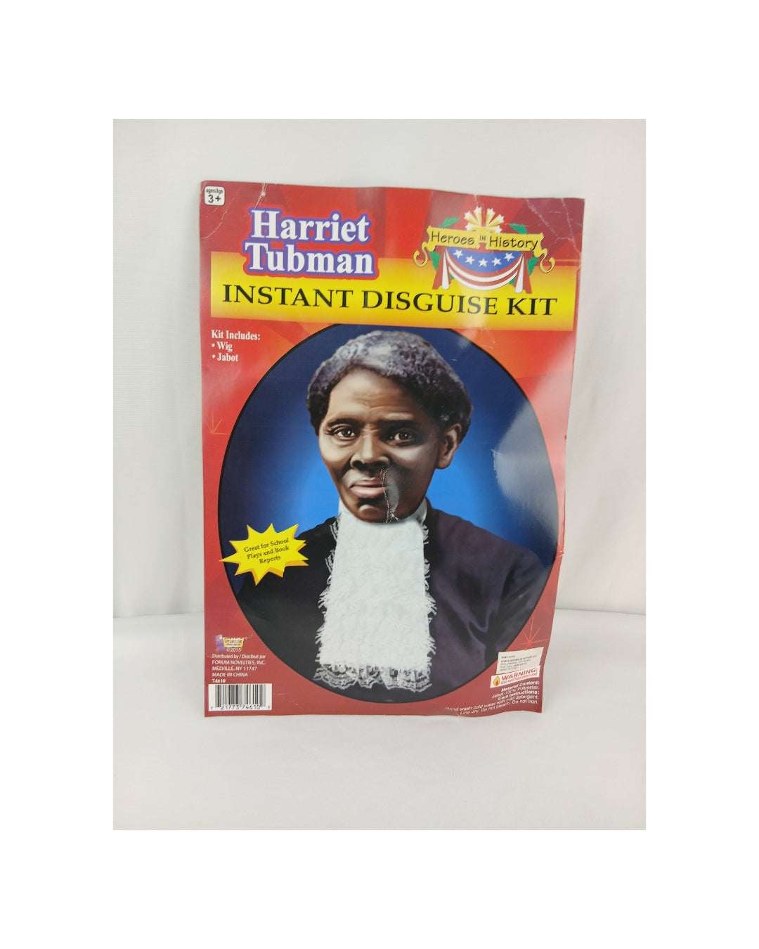 Harriet Tubman Instant Disguise Kit – Heroes in Civil War History Costume Set