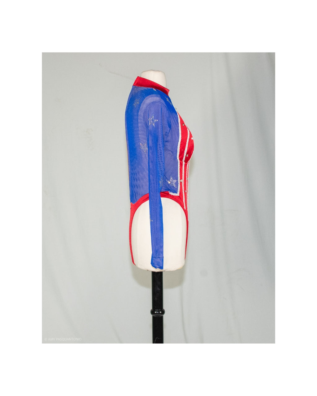 Patriotic Rhinestone Performance Leotard