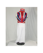 Uncle Sam Sequined Patriotic Vest Costume