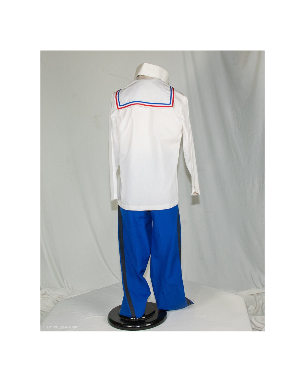 Vintage Navy-Inspired Performance Ensemble