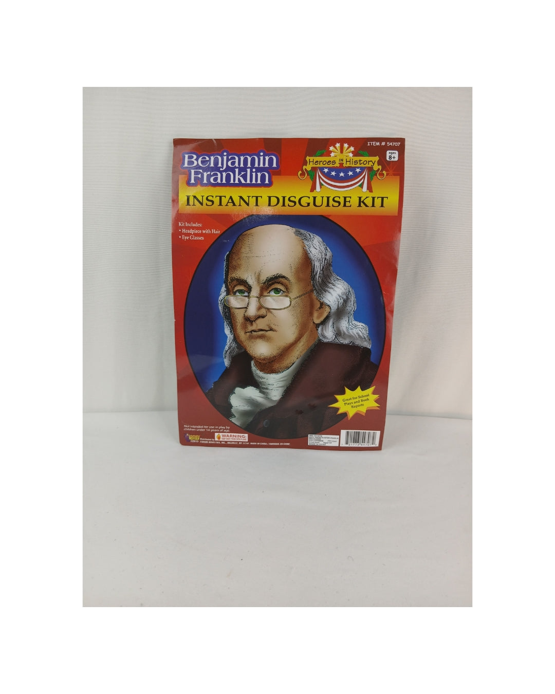 Benjamin Franklin Diguise Kit - Heroes in History Costume Set