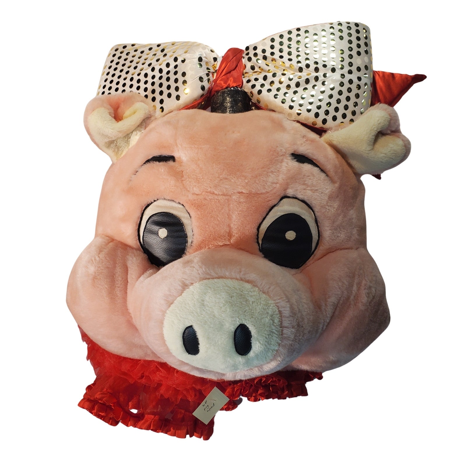 Female Pig Large Costume Mascot Head