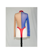 Patriotic Rhinestone Performance Leotard