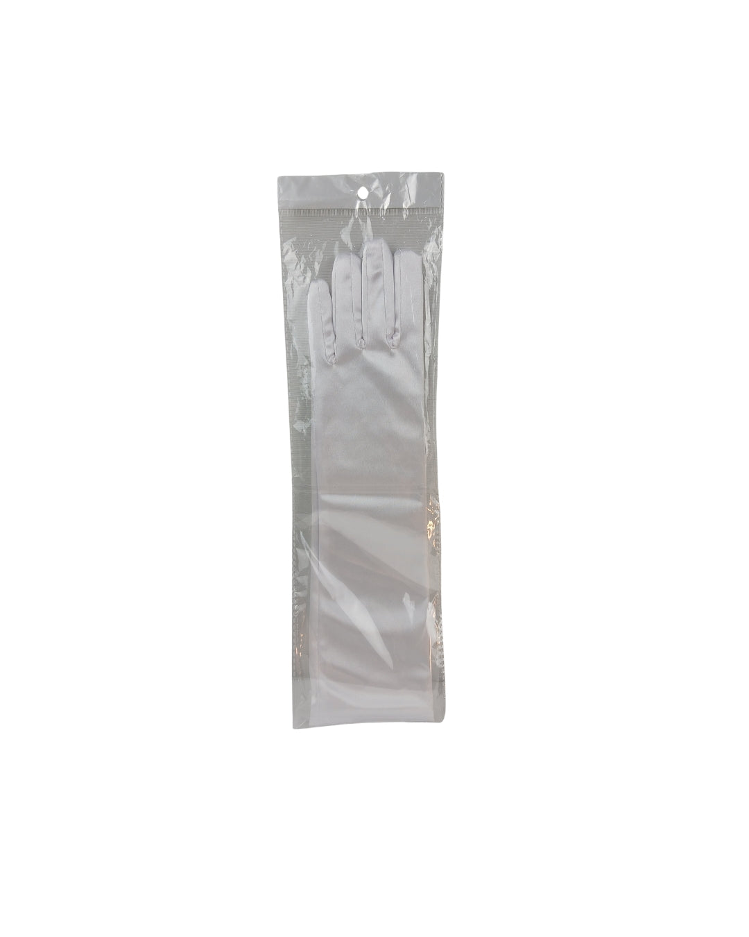 White Satin Opera Gloves | Long Formal Costume & Evening Wear Gloves