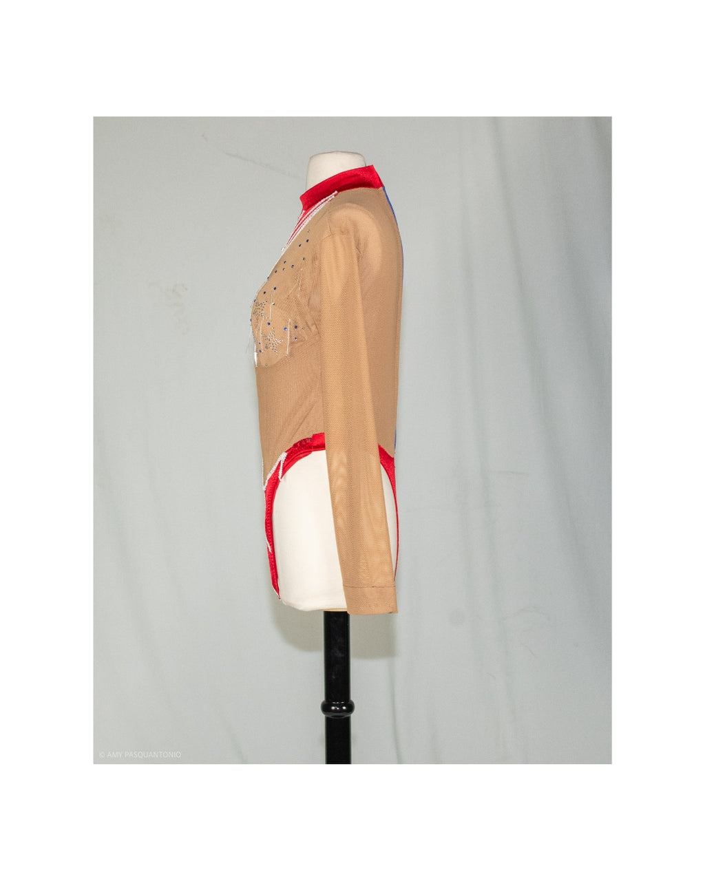 Patriotic Rhinestone Performance Leotard