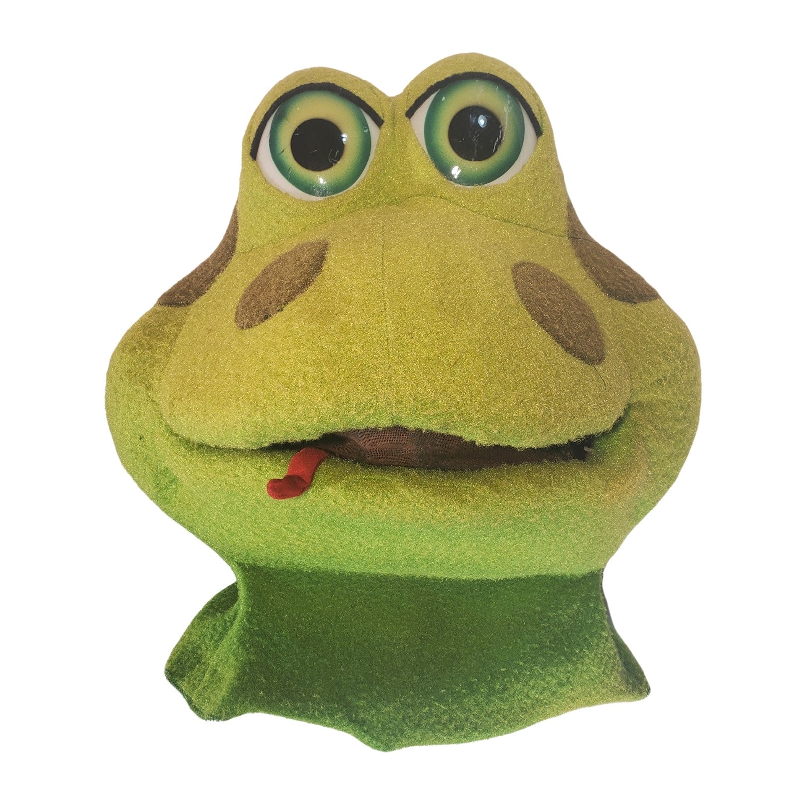 Light Green Frog Large Mascot Costume Head