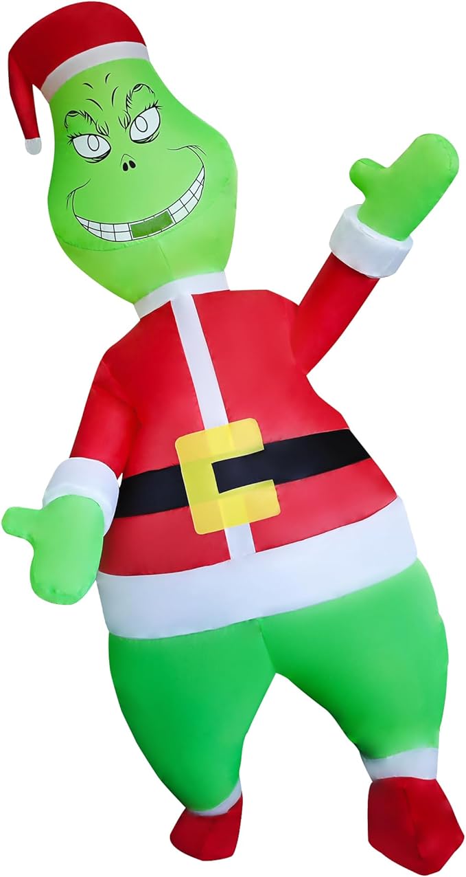 Grinchy Santa - Inflatable Costume