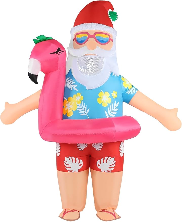 Hawaiian Santa - Inflatable Costume