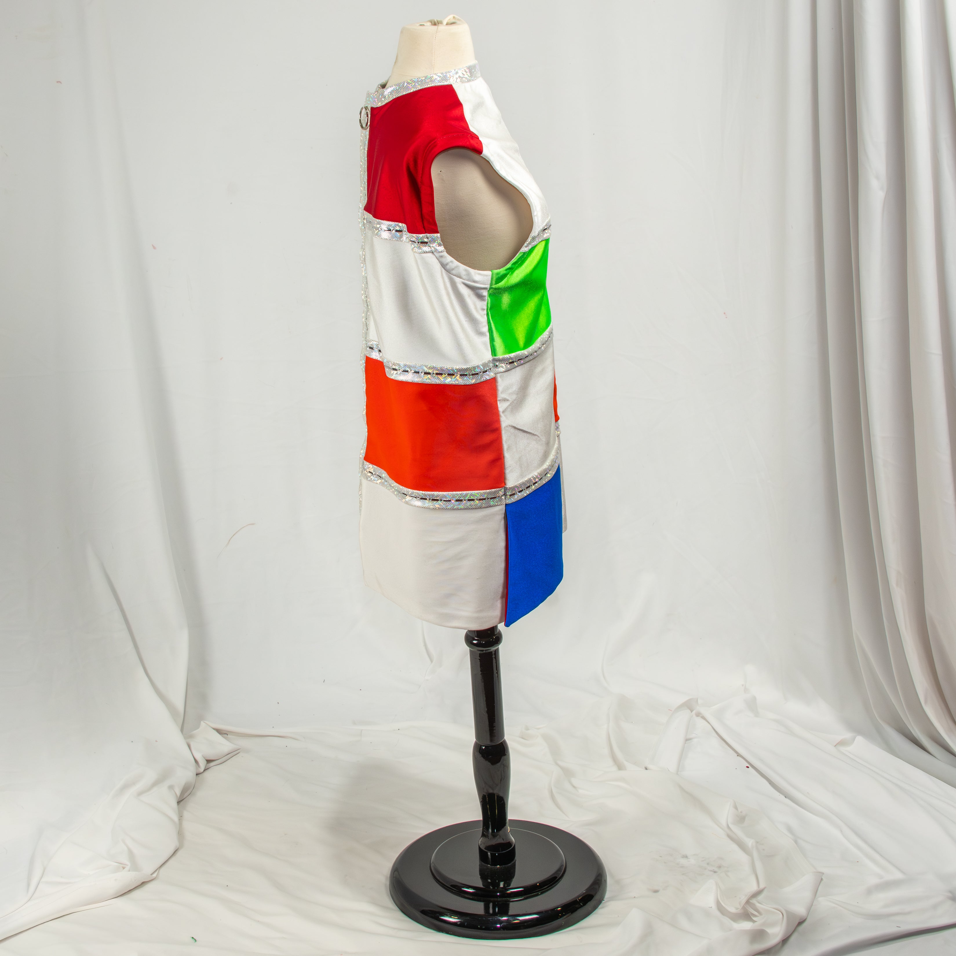 Mod Girl Colorblock Dress with Hat
