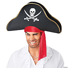 Pirate Hat with Jolly Roger