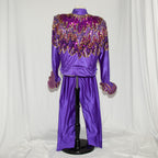 Purple Reign Sequin Jumpsuit