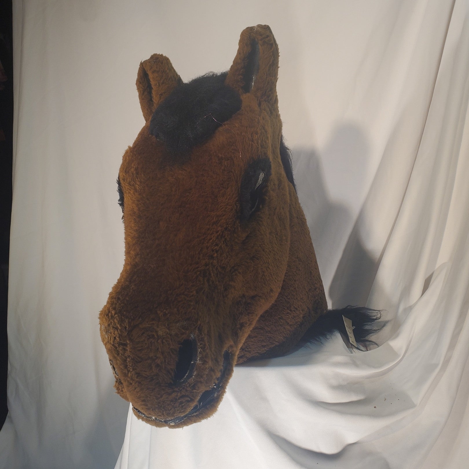Dark Brown Horse Costume Mascot Head