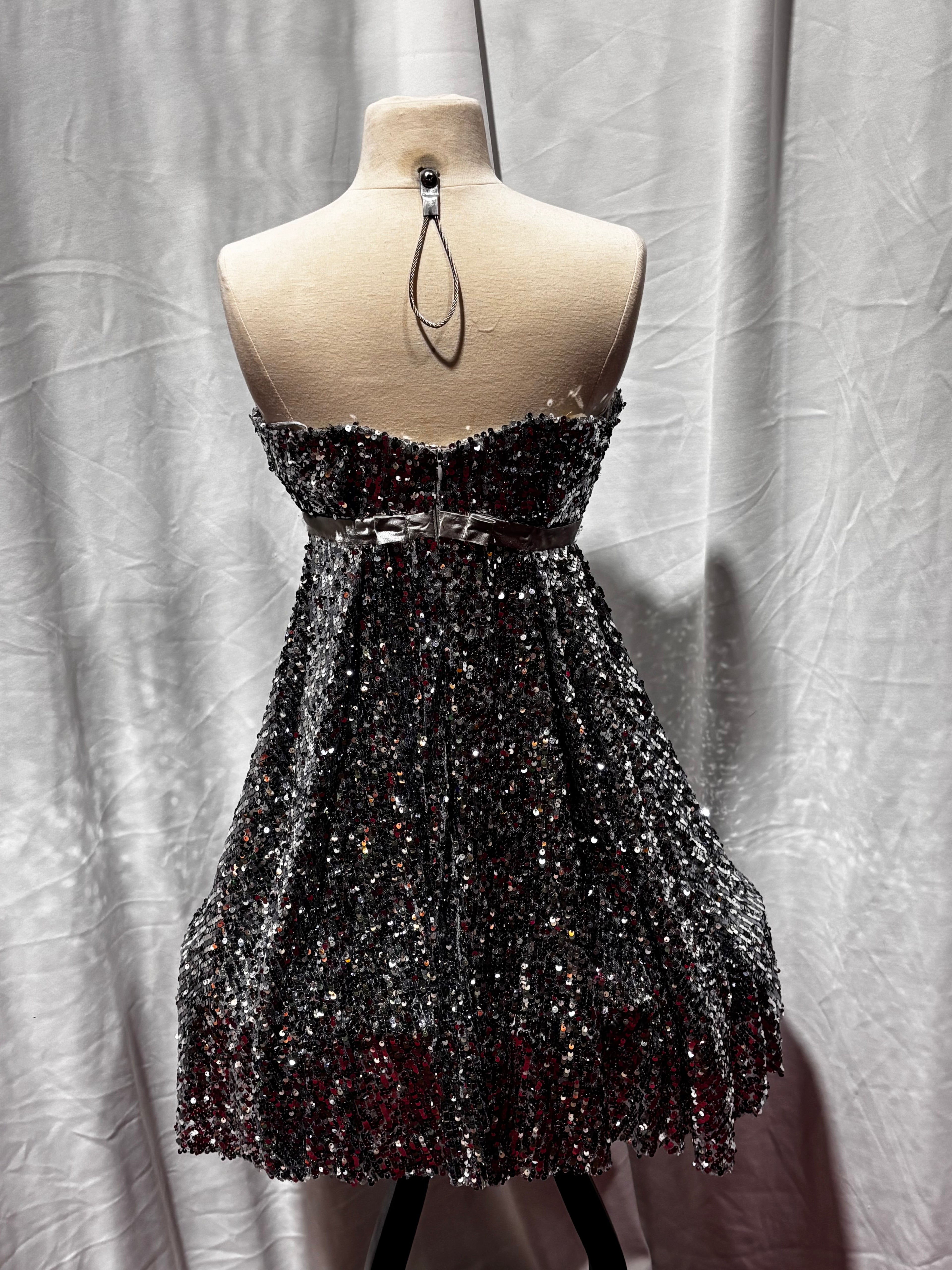nye cocktail dresses Silver NYE Dress