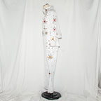 White Elvis Presley Jumpsuit Rock Star Costume