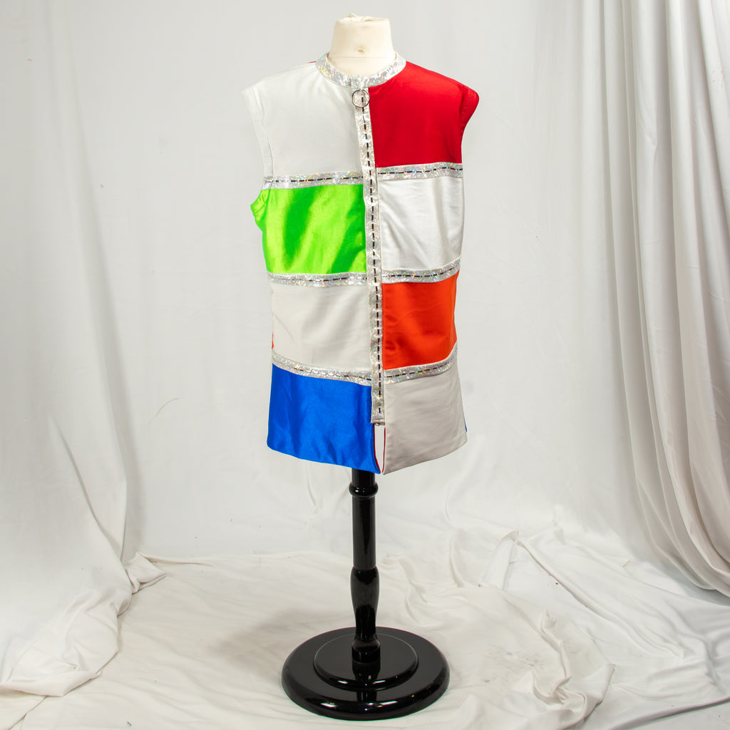 Mod Girl Colorblock Dress with Hat