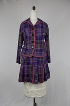 90's Clueless Plaid Suit Set