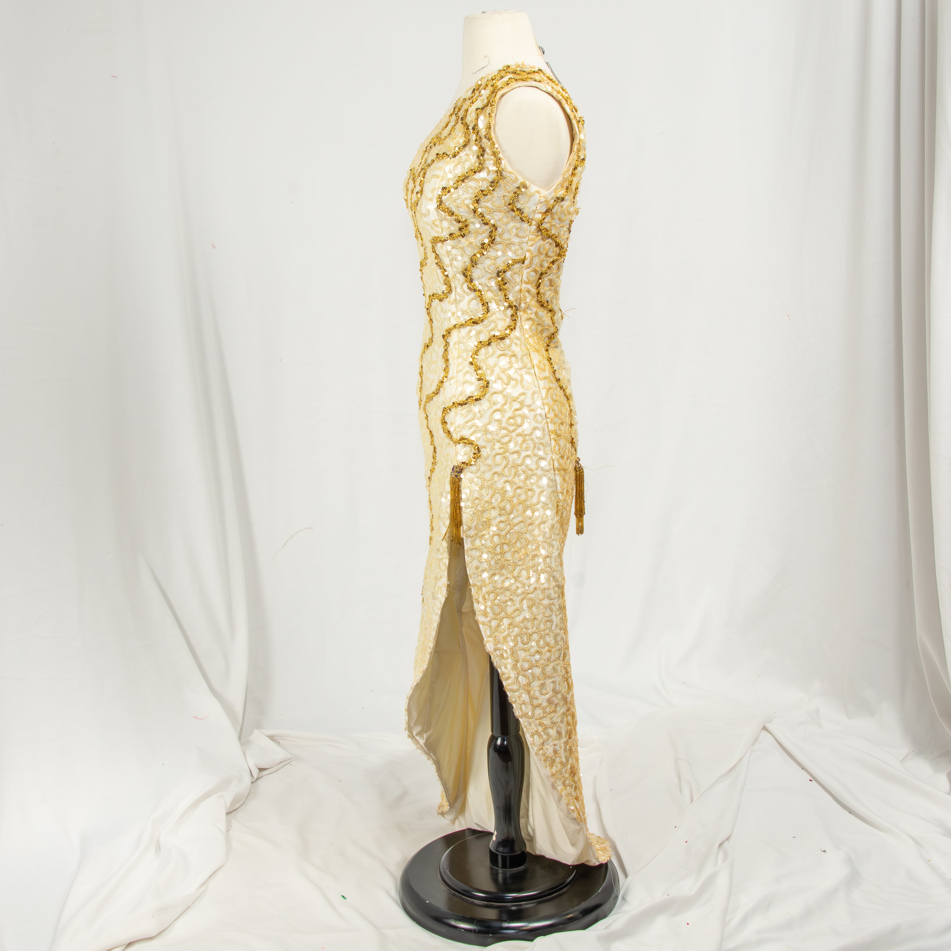 Red Carpet Sequin Evening Gown