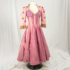 Regal Romance Gown with Puff Sleeves