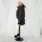 She-Captain Pirate Costume with Feathered Tricorn Hat