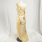 Red Carpet Sequin Evening Gown