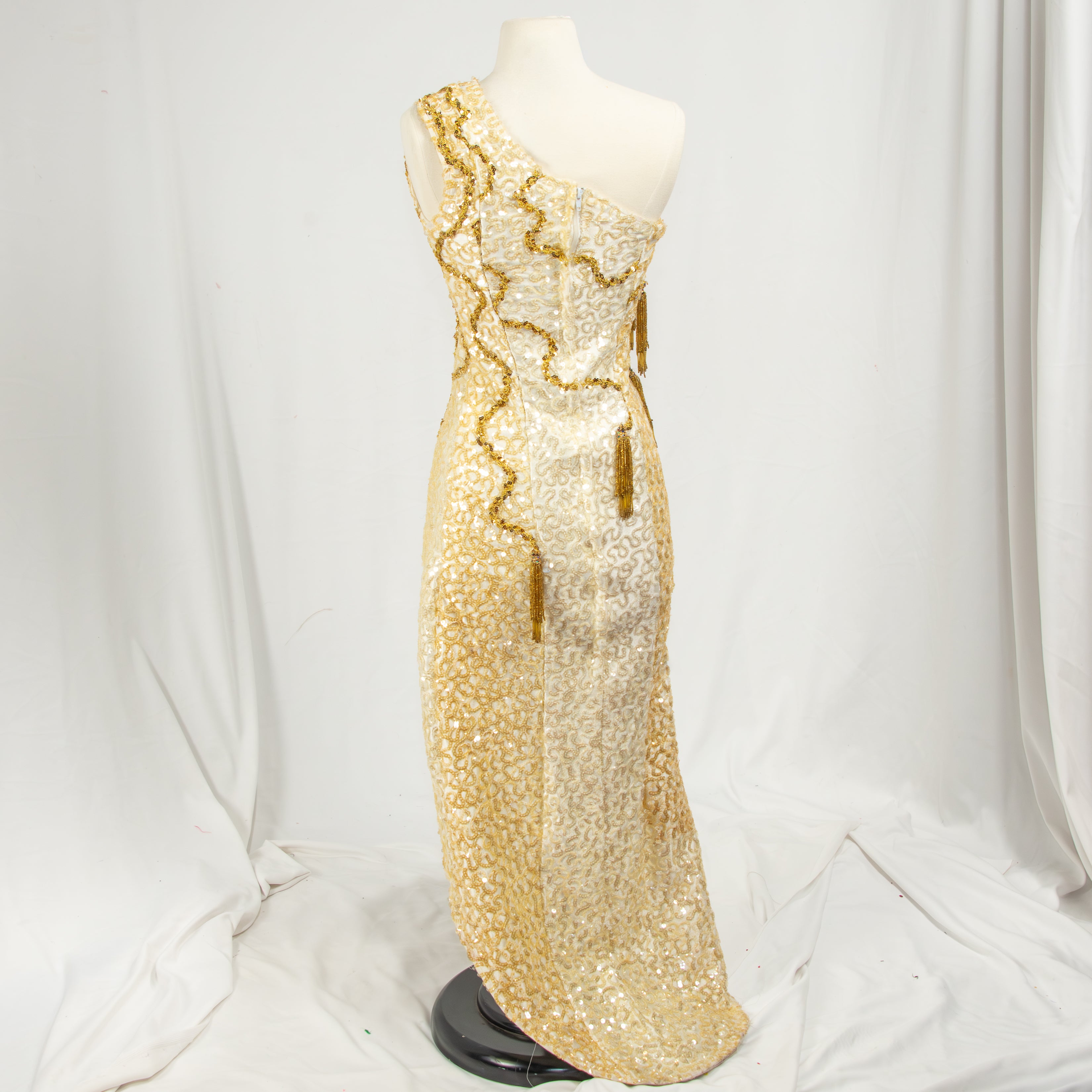 Red Carpet Sequin Evening Gown