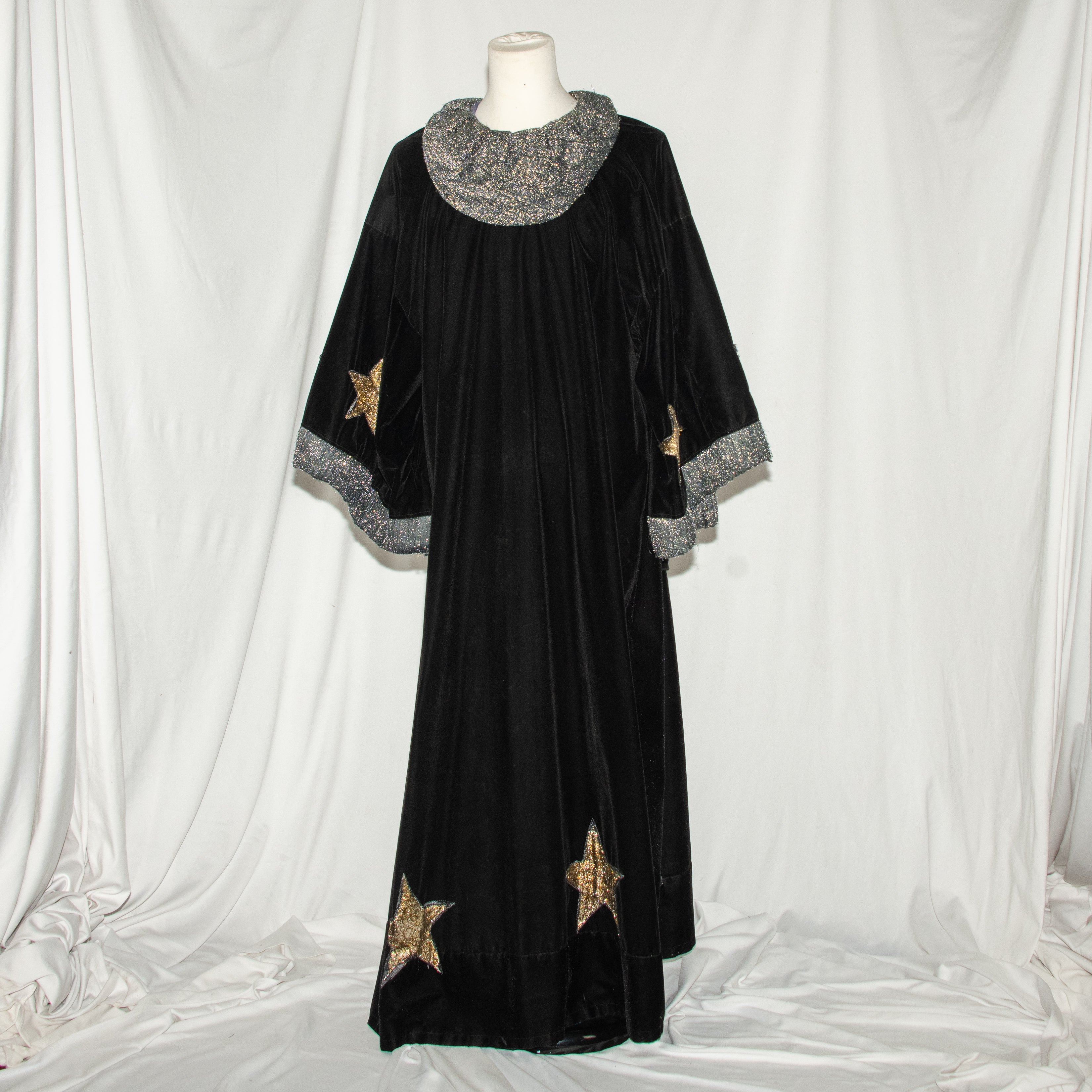 Wizard Robe with Gold Stars
