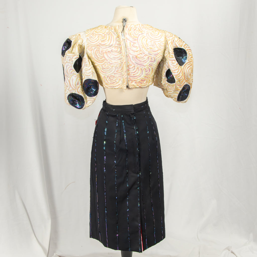 Working Girl Power Blouse and Skirt Set