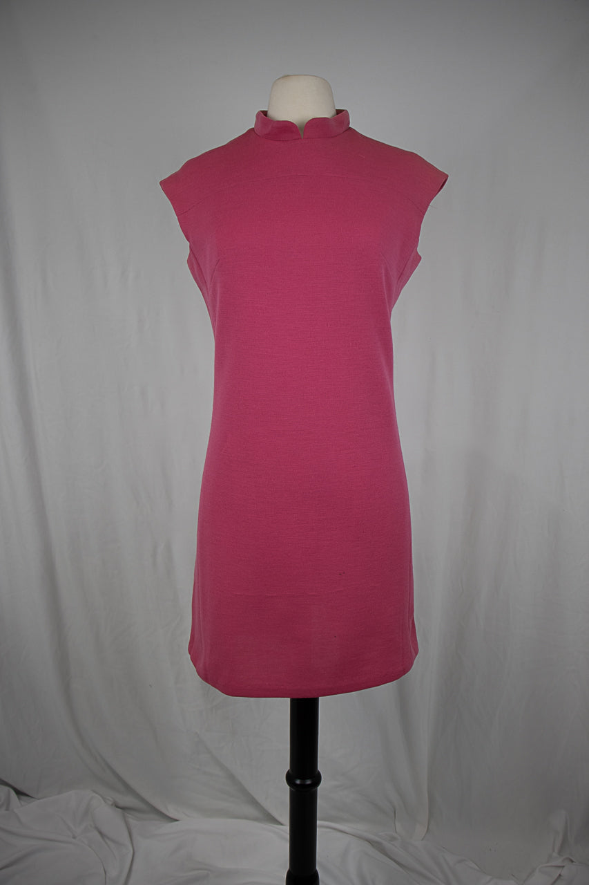 1950s Pink A-Line Dress
