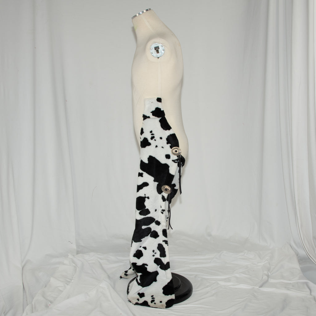 Faux Cowhide Cowboy Chaps - Western Rodeo