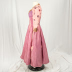 Regal Romance Gown with Puff Sleeves