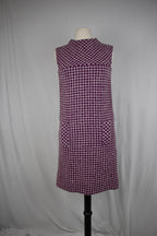 1960s Woven Violet A-Line Dress